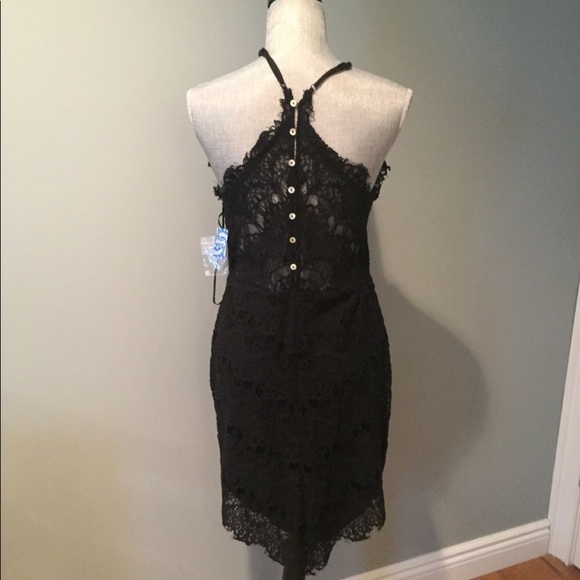 NWT- Free People button down back lace dress - Picture 5 of 6